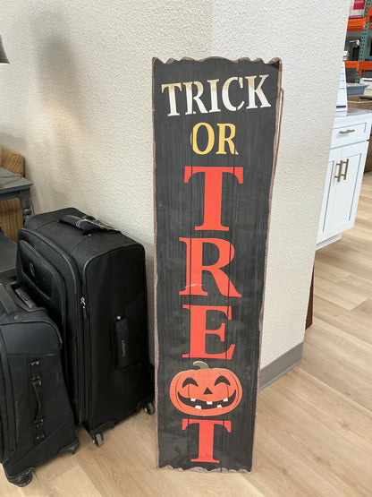 Reversible Holiday Porch Board Sign