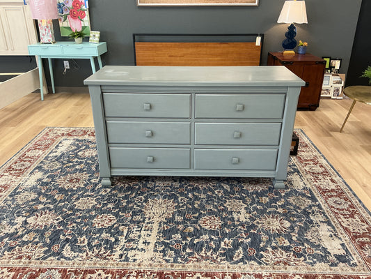 Hanley Grey Wood 6 Drawer Dresser