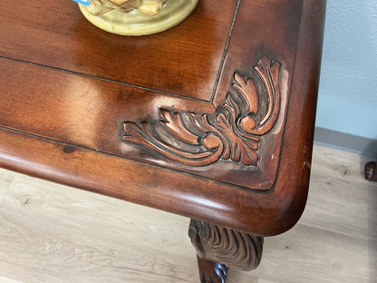 Carved Wood Console Table