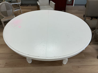 64” Round Solid Wood Table