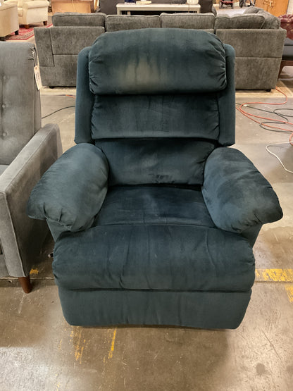Blue Rocker Recliner