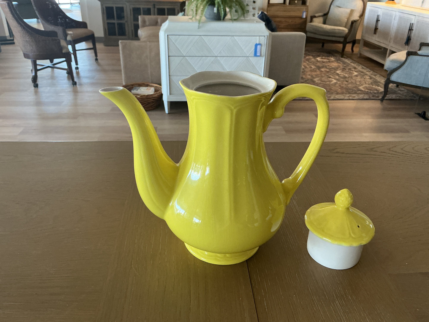 Vintage Sears Federalist Ironstone Buttercup Teapot