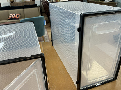 Interlocking/Stacking Plastic Shoe Box