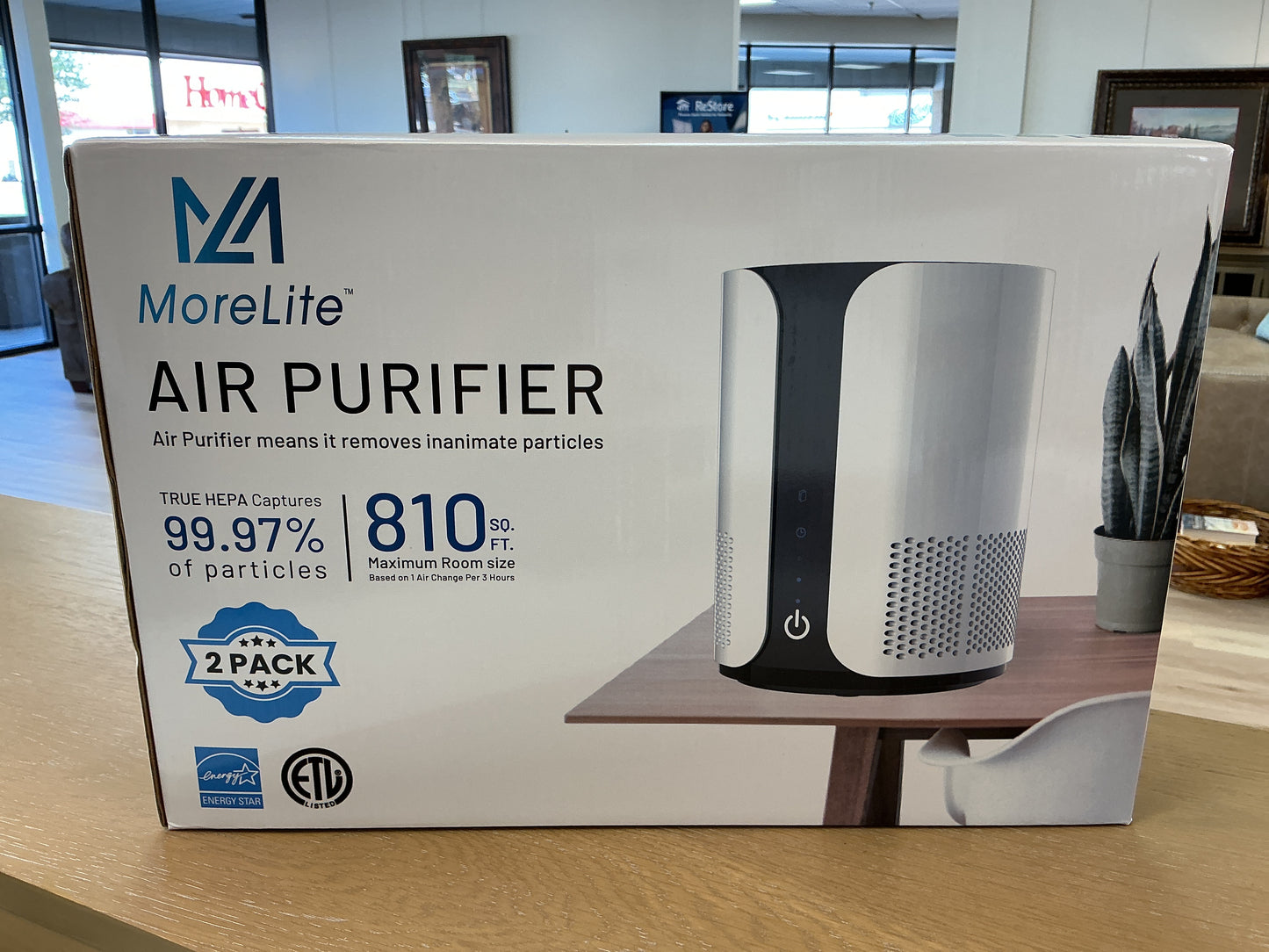 MoreLite Air Purifier 2Pk
