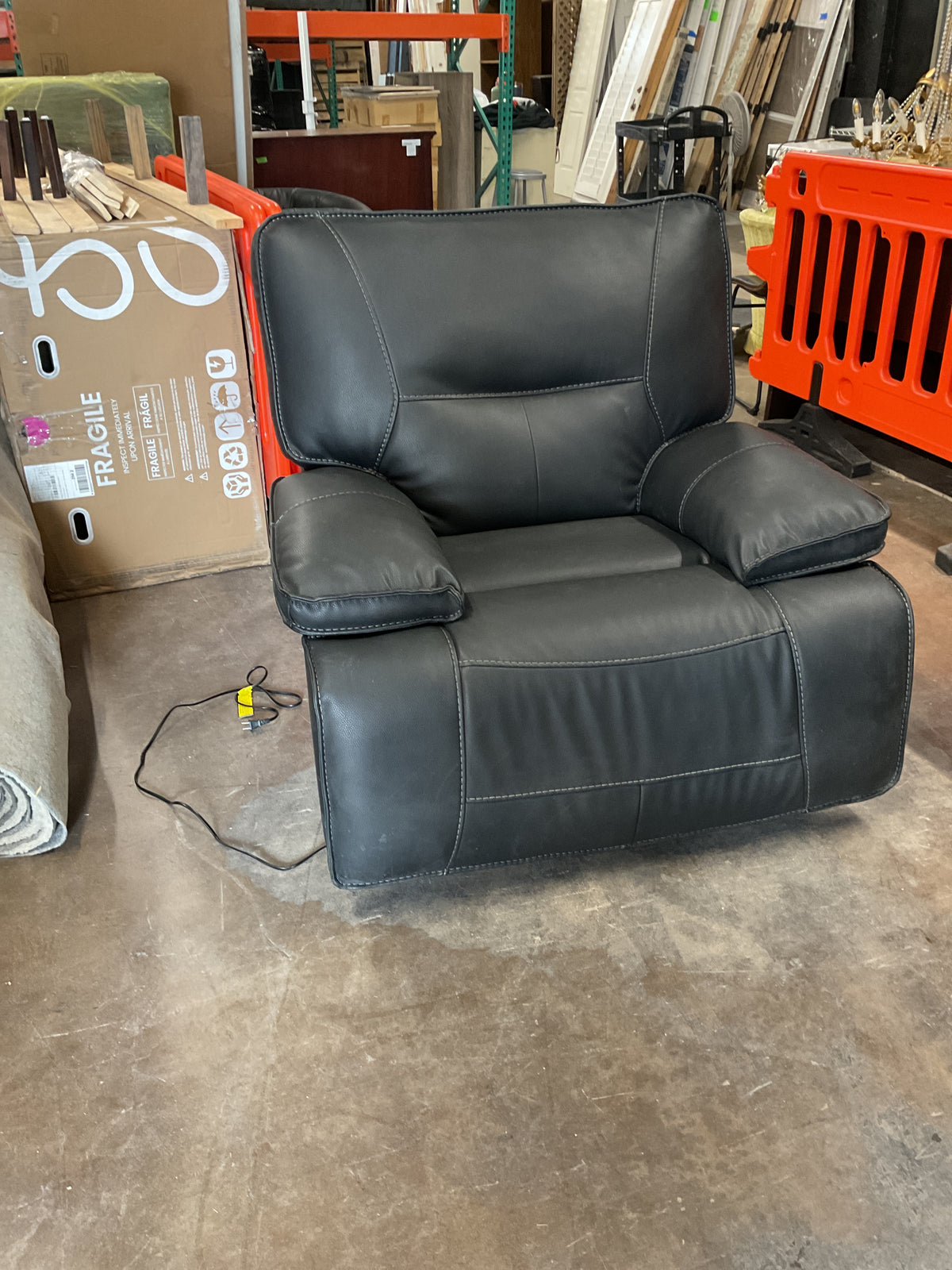 Parker House Spartacus Black Power Recliner