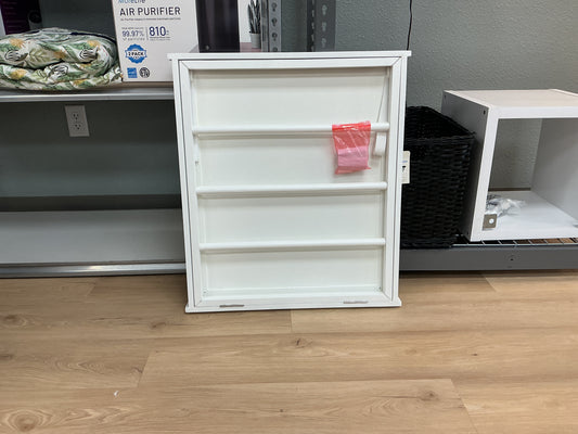 StyleWell White Wood Collapsible Laundry Wall Rack