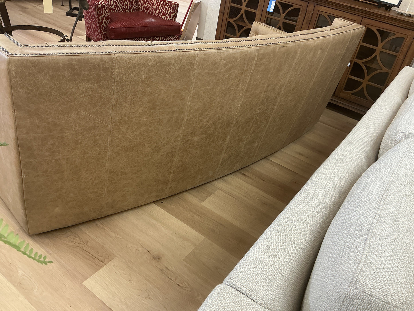 Candace 96”Genuine Leather Sofa by Bernhardt