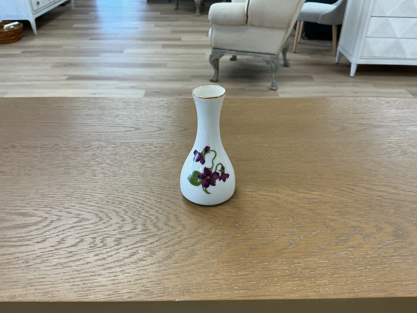 Royal Barvaria Violets Bud Vase