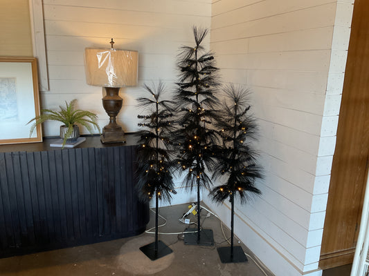 Lighted Halloween Trees (Set of 3)
