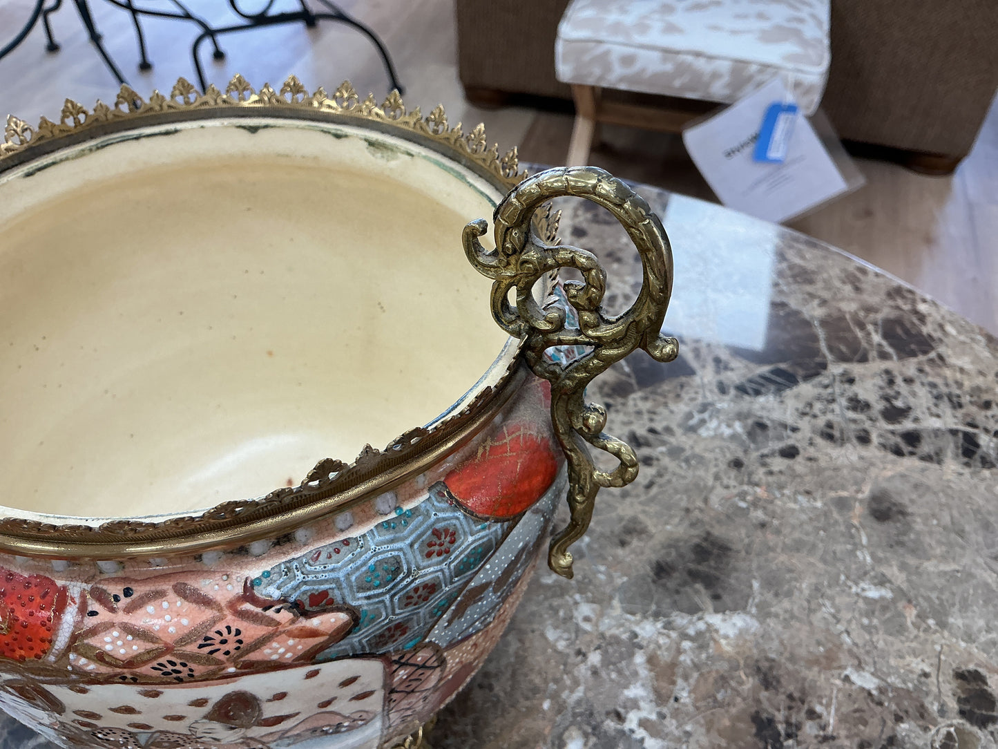 19th Century Japanese Satsuma Jardiniere