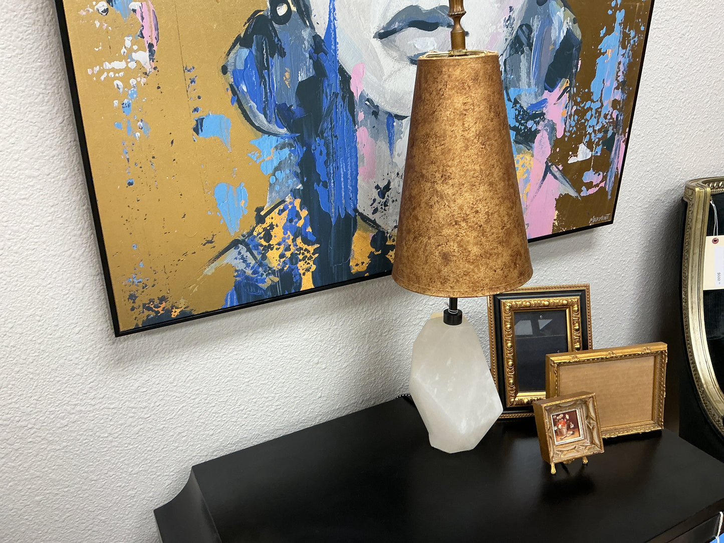 Natural Quartz Accent Table Lamp