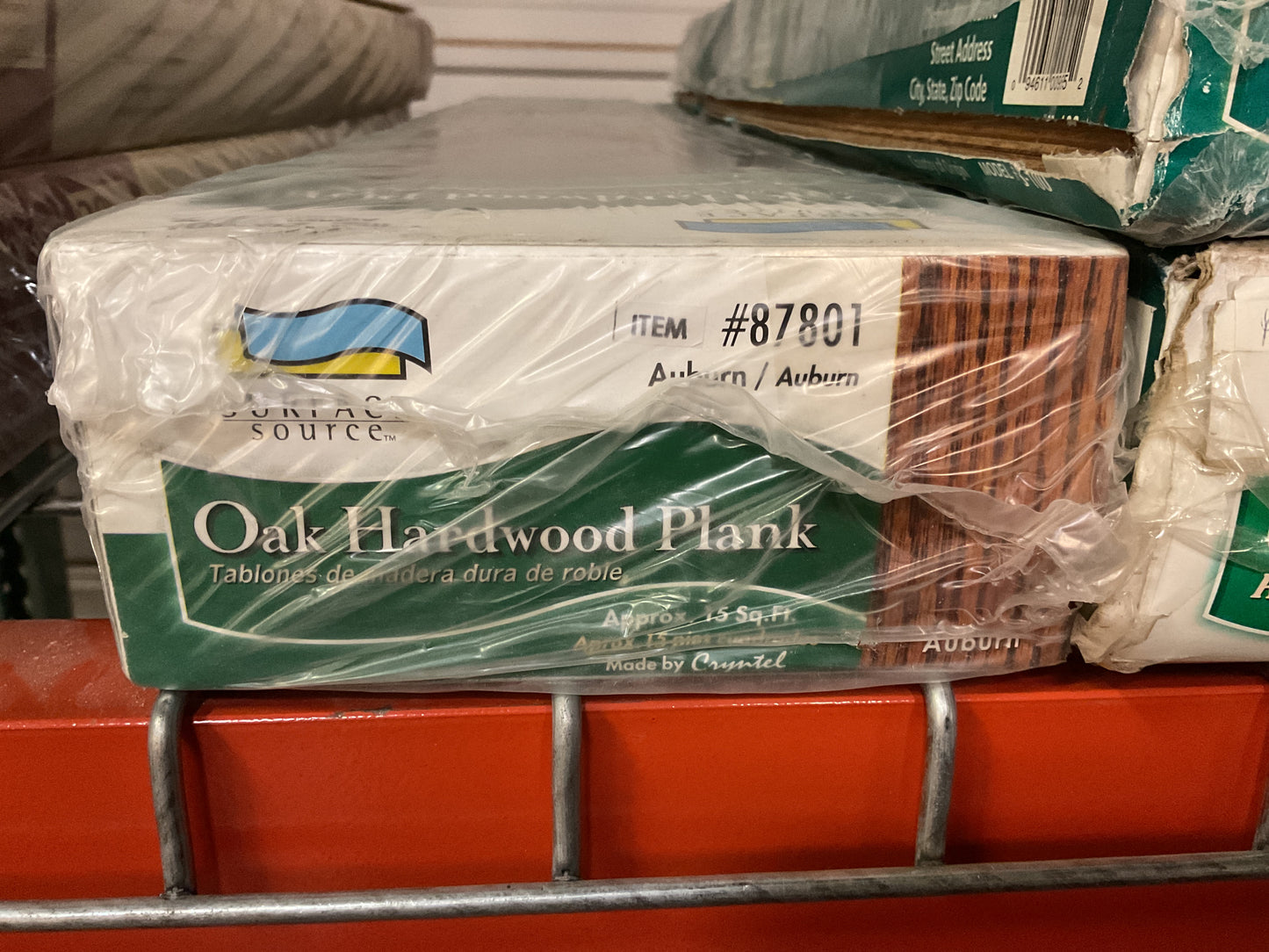 Surface Source Auburn Oak Hardwood Plank (4 boxes)