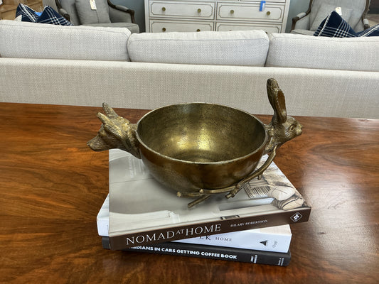 Eric & Eloise Metal Brass Bowl