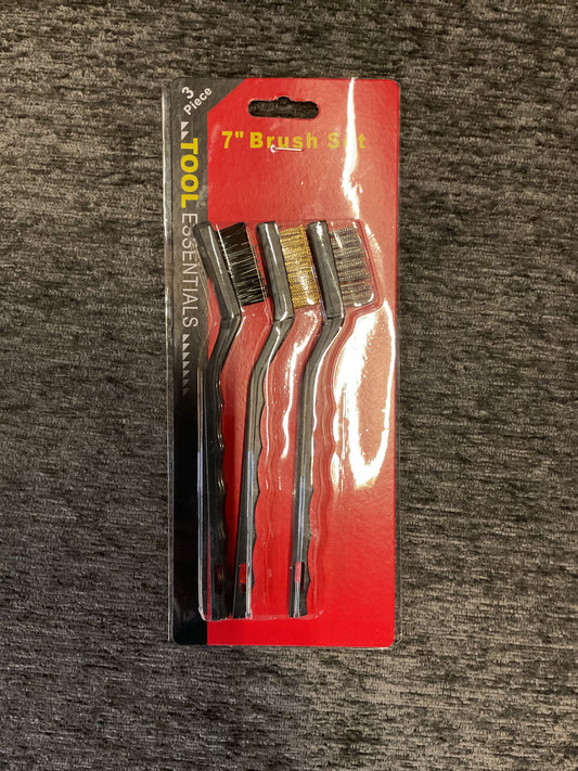3Pc Wire Brush Set