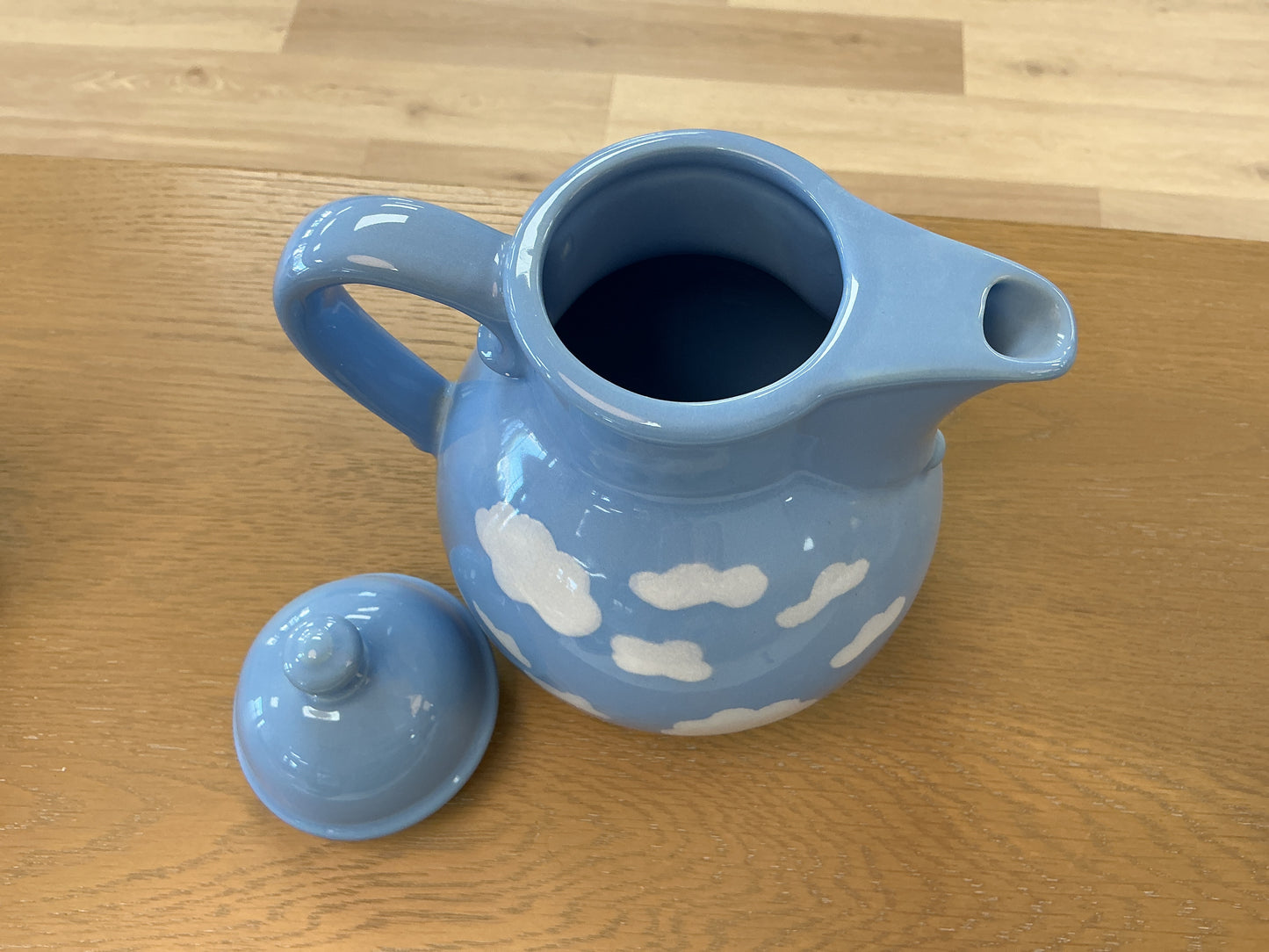 Vintage Waechtersbach Cloud Coffee Pot & 2 Mugs