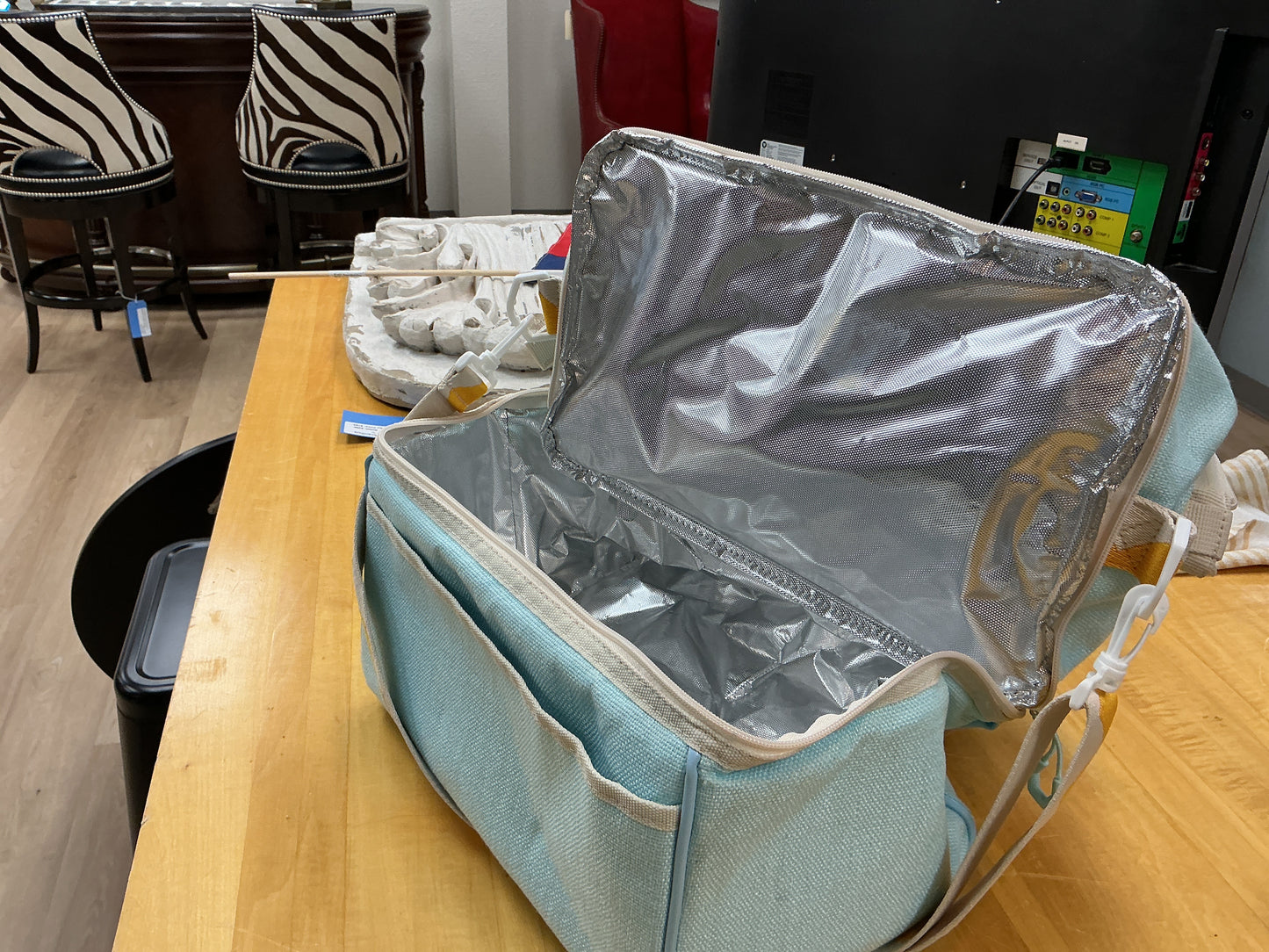 Two Tier Insulated Cooler w/Shoulder Strap