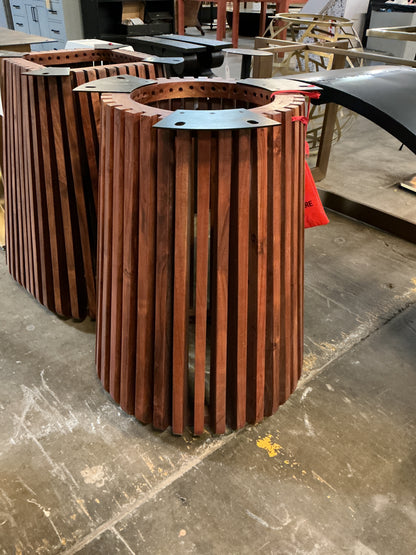 Kendall Solid Wood Round Table Base
