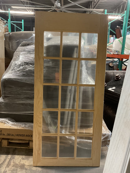 36’ x 80’ Pine Interior French Door
