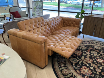 Sauvion  Reclining Leather Sofa