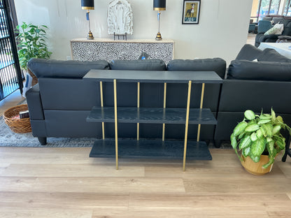 3 Shelf Modern Console Table
