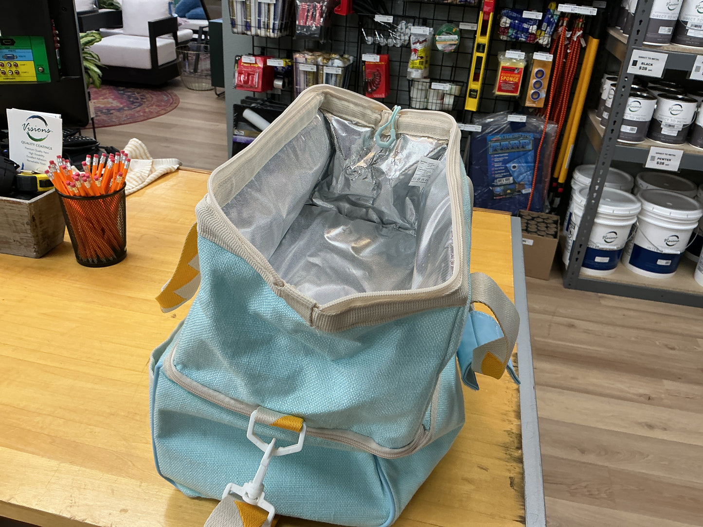 Two Tier Insulated Cooler w/Shoulder Strap