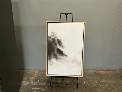 “Misty Air XII” Abstract Framed Print