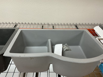 Elkay 33” Offset 60/40 Double Undermount Sink