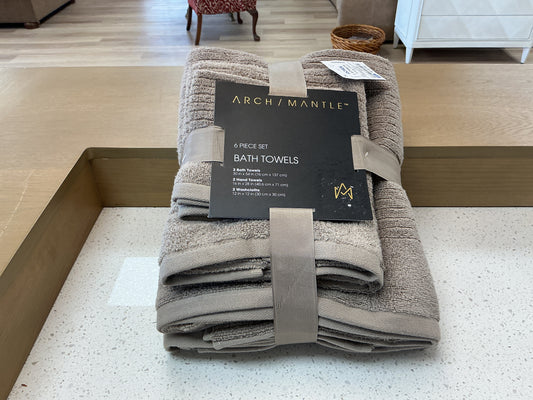 6pc Bath Towel Set