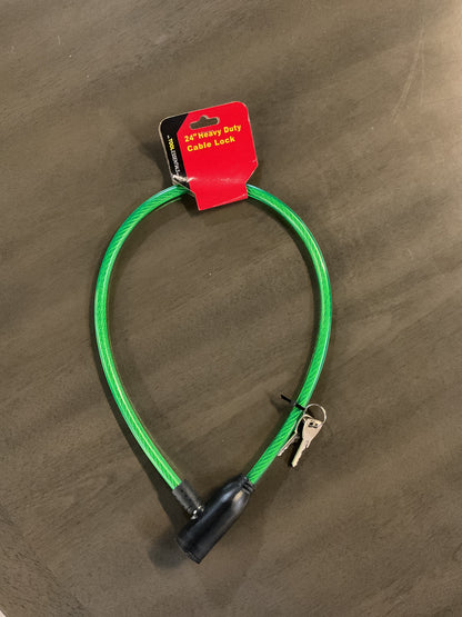 Heavy Duty Cable Lock w/2 Keys