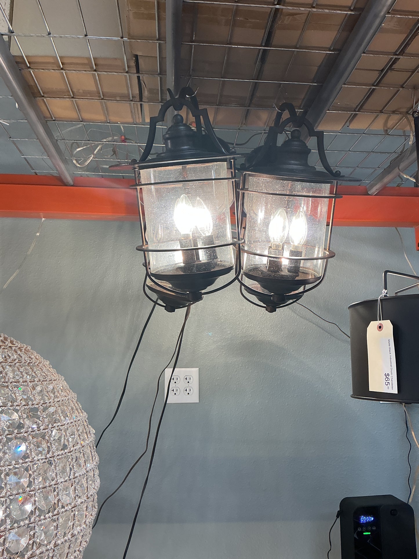 Rustic Industrial Outdoor Pendant Light