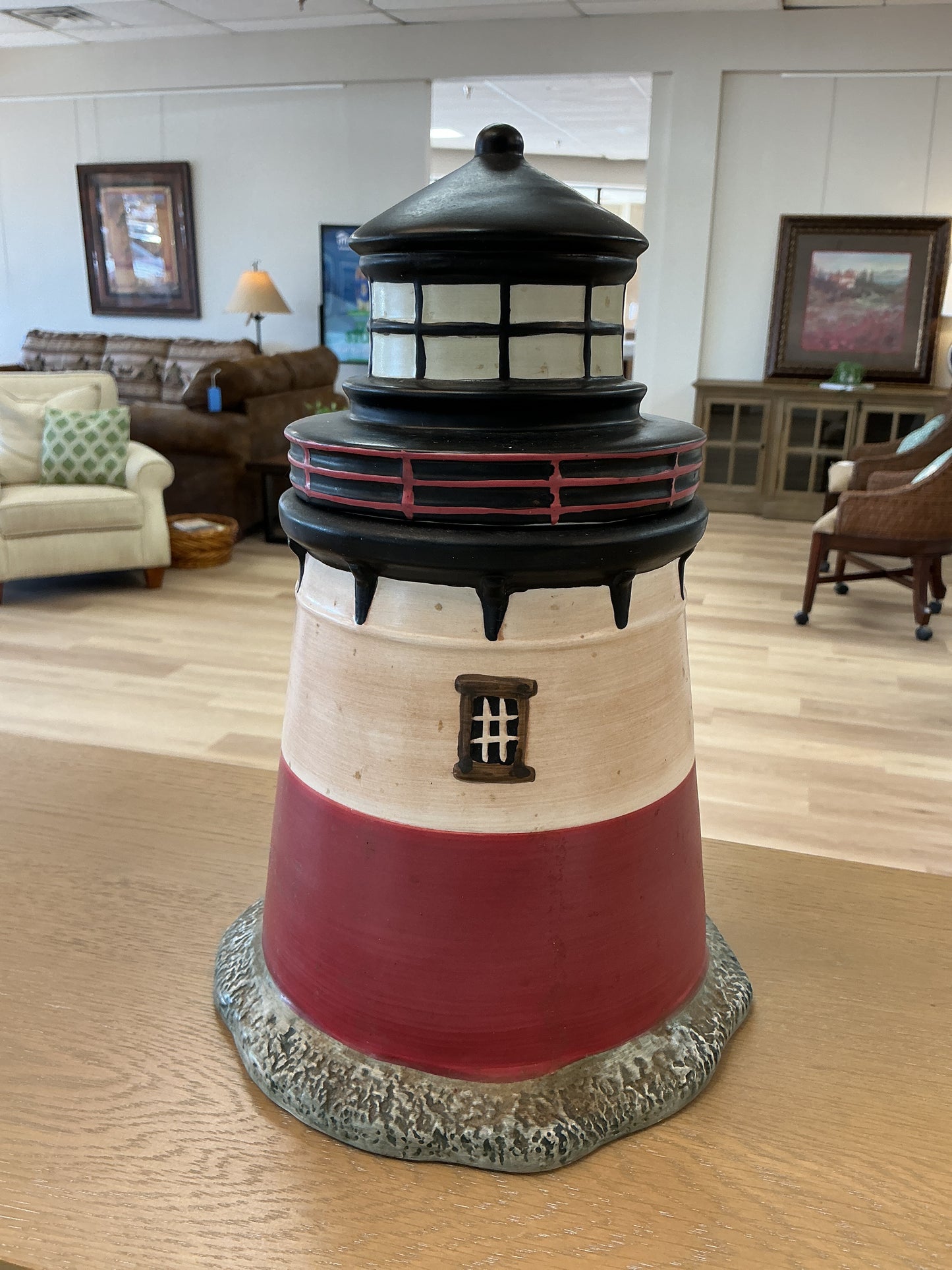 Sakura “By the Sea” Lighthouse Cookie Jar