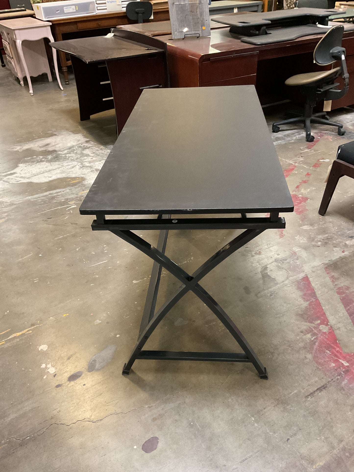 Black Metal Frame Desk