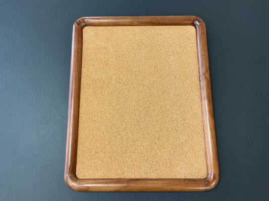 Wood Rectangle Bulletin Board-Heart &Hand With Magnolia