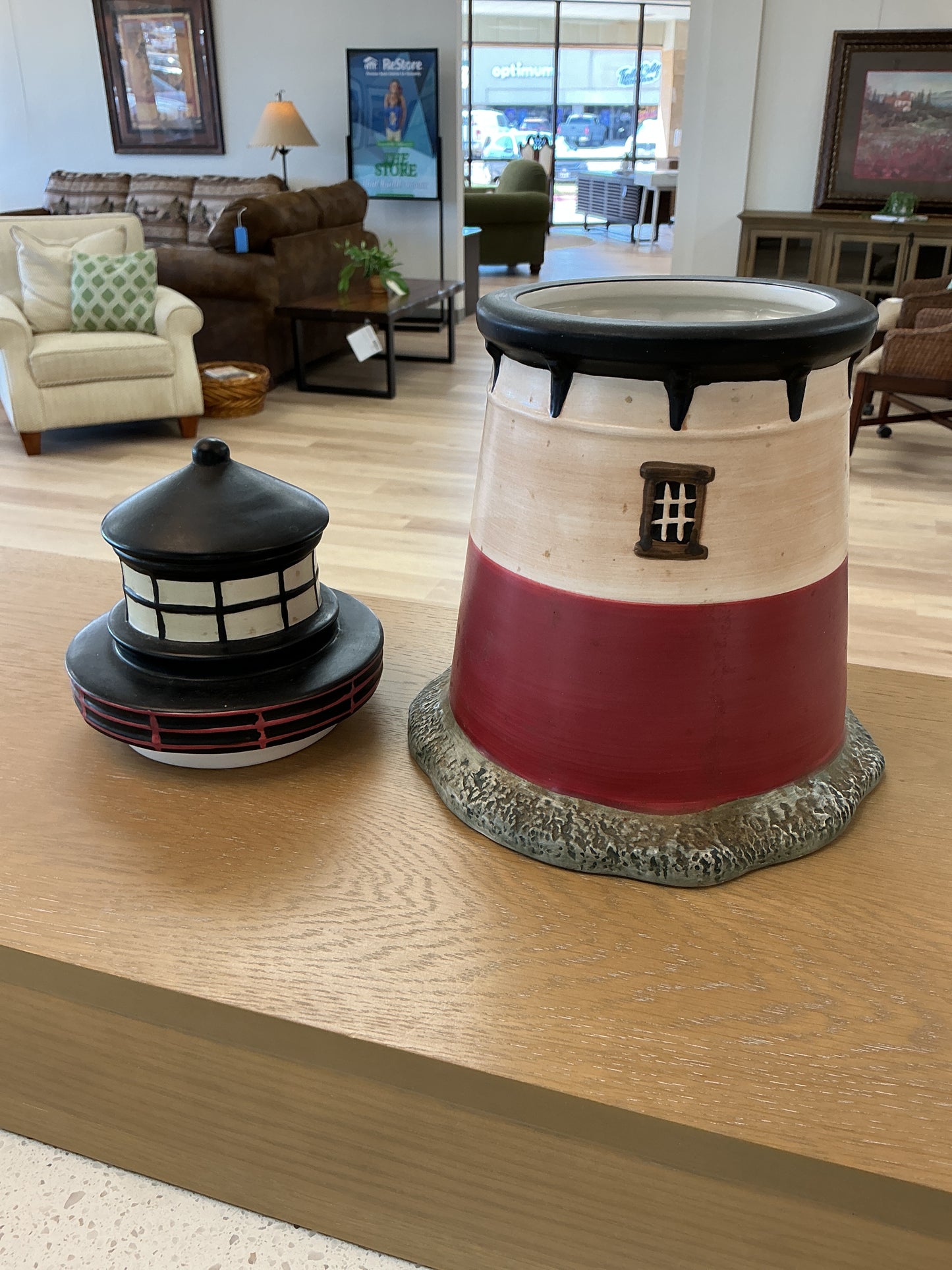 Sakura “By the Sea” Lighthouse Cookie Jar