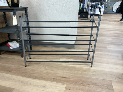 4 Tier Stackable & Adjustable Metal Shoe Rack