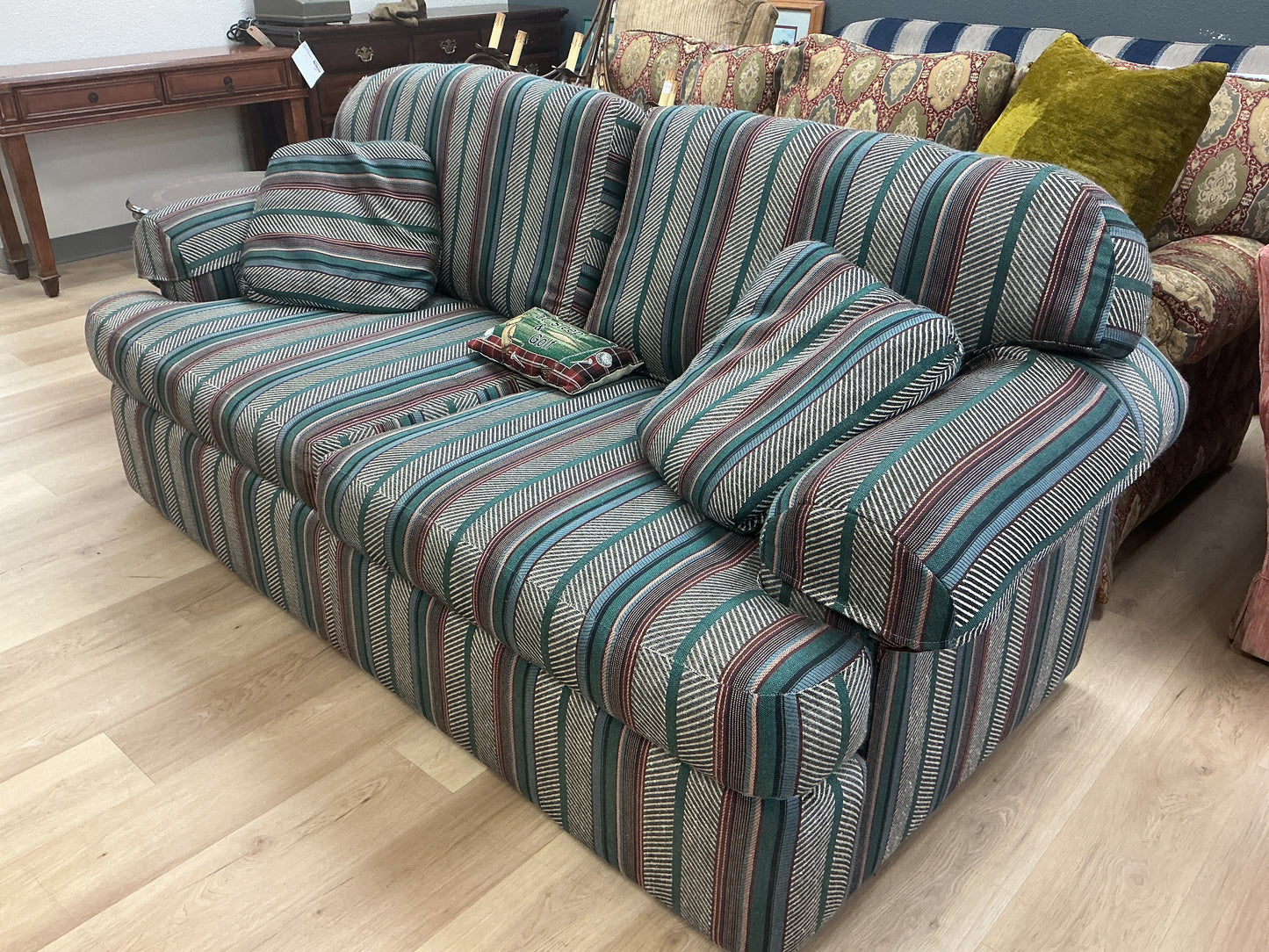 Woven Striped Sofa