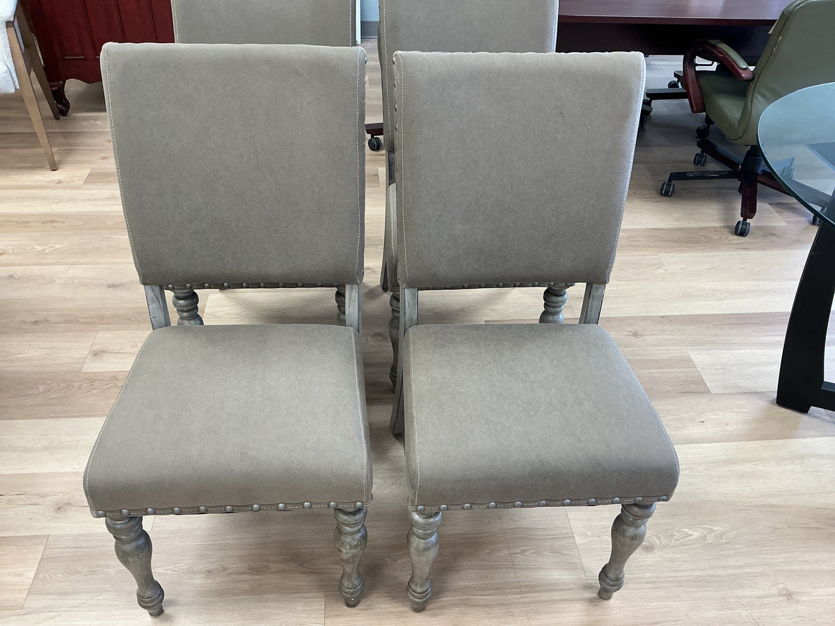 Birmingham Script Printed Finish Dining Chairs (Set of 4)