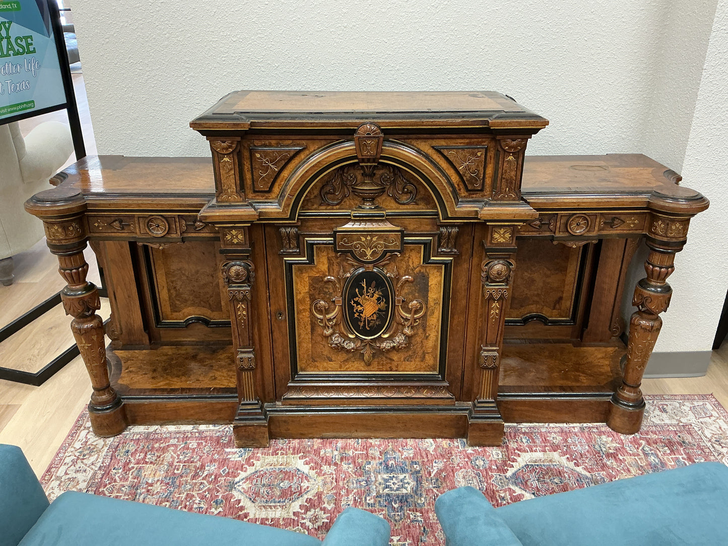 Renaissance Revival Parlor Cabinet