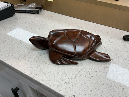 Hand Carved Ironwood Sea Turtle