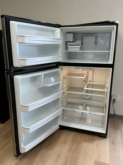 GE 21 cu.ft Stainless Steel Top-Freezer Refrigerator