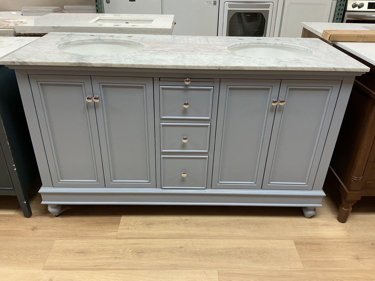 Ferdinand 60'' Double Bathroom Vanity with Top