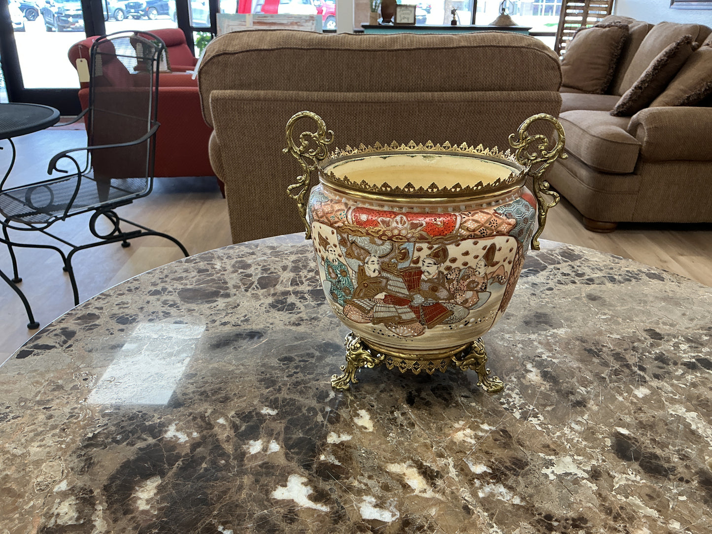 19th Century Japanese Satsuma Jardiniere