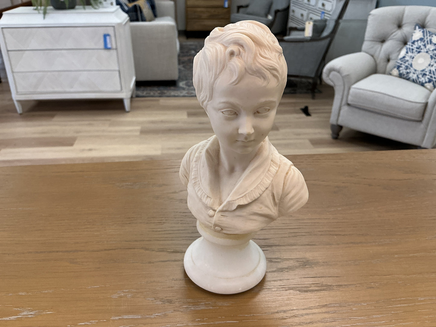 Alabaster Bust of Alexandre Brongniart