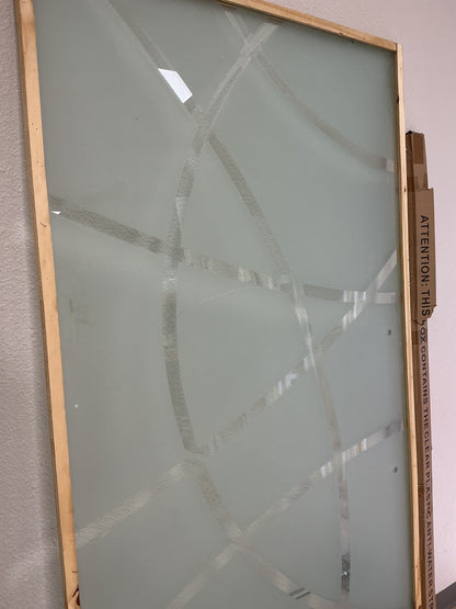 Frosted Glass Shower Door 41” W x 80” L / New-As Is