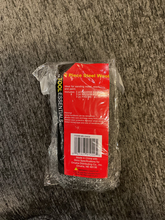 9Pc Steel Wool