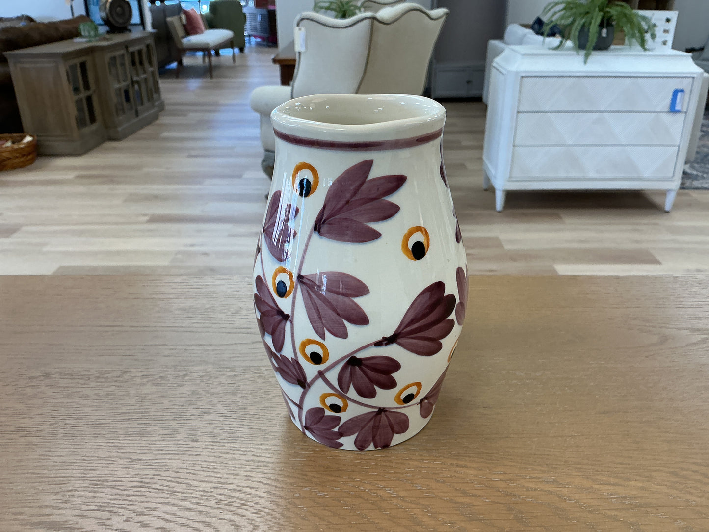 Vintage SMF Schramberg Pottery Vase from Germany