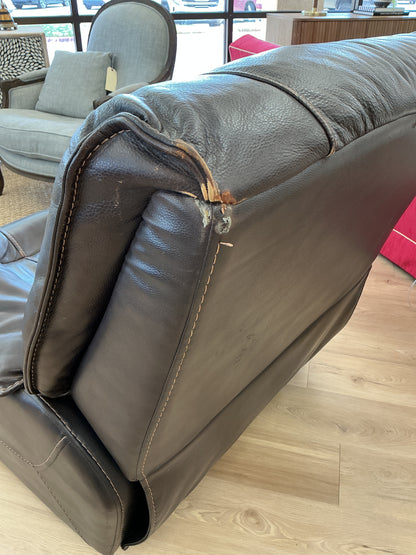 Cascade Over-Sized Manuel Leather Recliner