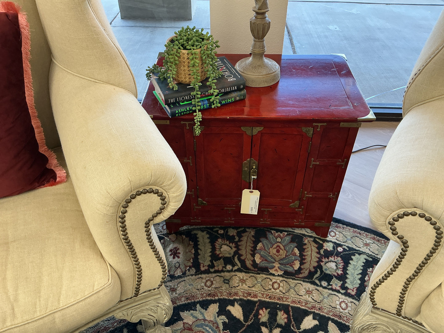 Vintage Century Furniture Chinoiserie Lacquered End Table