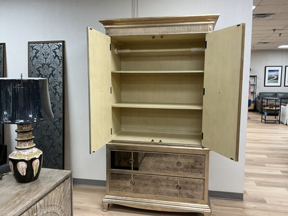 Hooker Sanctuary Smoked Mirror Armoire