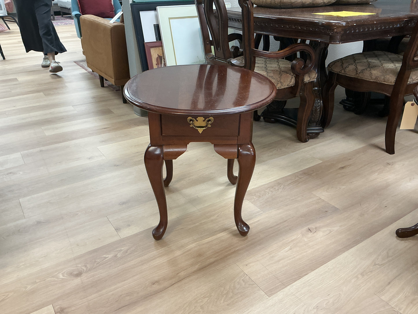 Broyhill Cherry Oval End Table
